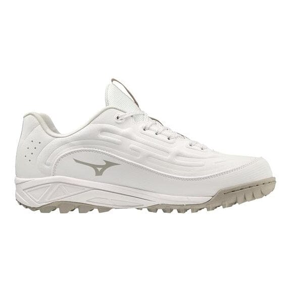 Mizuno Ambition 3 All-Surface Low Turf Baseball and Softball Shoe: 320688 Footwear Mizuno 7 White 