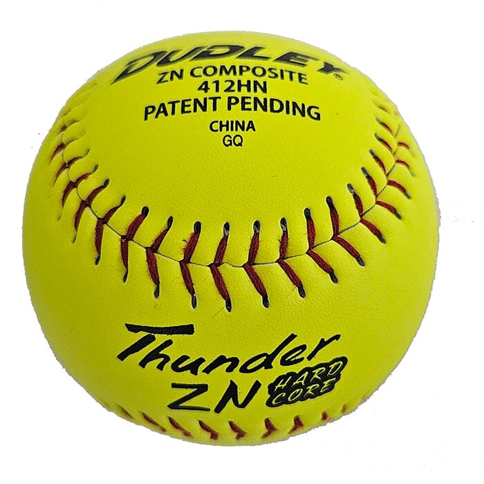 Dudley Thunder HARD CORE Slowpitch Softball 12” 44-400 No Stamping – One Dozen: 412HN Balls Dudley 