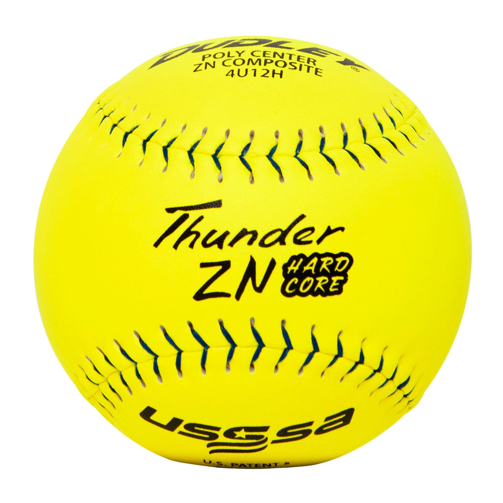 Champion Sports 12 in. Optic Synthetic Leather Softball, Yellow