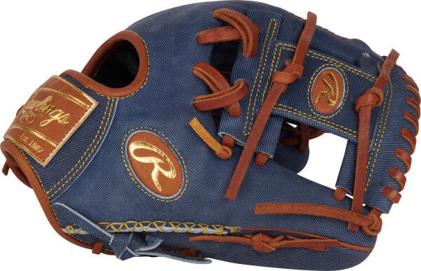 Rawlings Heart-of-the-Hide Denim Edition 11.5” Baseball Glove: PRO204-2D Equipment Rawlings