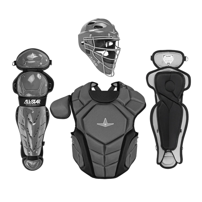 All-Star Top Star Series Baseball Catcher’s Set Ages 12-16: CKCC-TS-1216 Equipment All-Star Graphite 