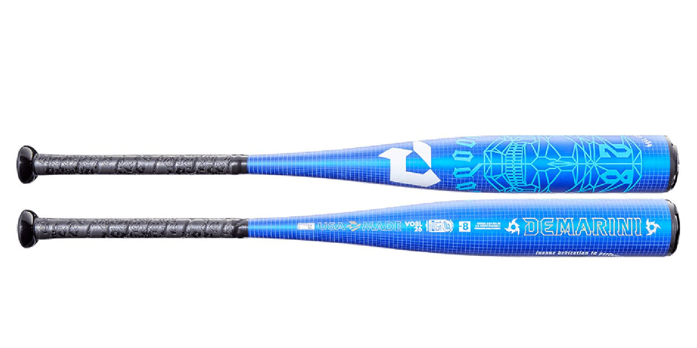 2026 DeMarini Voodoo® One (-8) 2 ¾” USSSA Baseball Bat: WBD2598010 Bats DeMarini