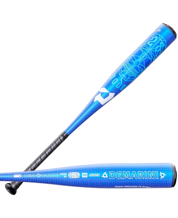 2026 DeMarini Voodoo® One (-10) 2 ¾” USSSA Baseball Bat: WBD2597010 Bats DeMarini