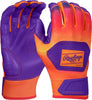 2025 Rawlings Workhorse® Funburst Adult Baseball Batting Gloves: WH25BG Purple-Orange