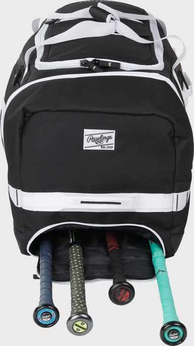 Rawlings YADI 2 Wheeled Equipment Bag: YADI2LUGG Equipment Rawlings