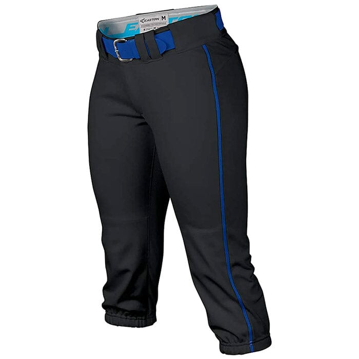 Easton Women's Piped Pro Pants: A164148 Apparel Easton XX-Small Black-Royal 