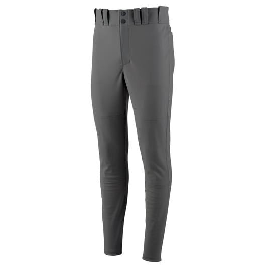 Mizuno Men's Pro Tapered Baseball Pants: 351051 Apparel Mizuno Small Charcoal 