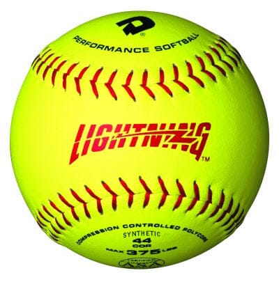 DeMarini Lightning 11” ASA Synthetic Slowpitch Softball 44-375 - One Dozen: WTALS11YAB Balls DeMarini
