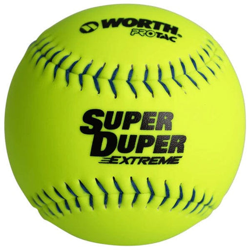 Worth Super Duper Extreme 12 inch 44-375 Blue Stich Slowpitch Softball (Dozen): MLSDB12S Balls Worth 