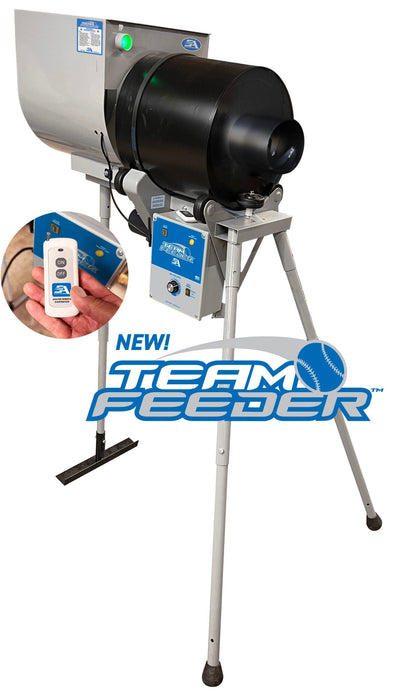 Hack Attack Team Baseball Feeder - With Wireless Remote Training & Field Hack Attack Hack Attack