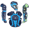 All-Star Axis Pro 7S Youth Baseball Catcher’s Set (Ages 9-12): CKCC912S7X Equipment All-Star Navy - Sky Blue 