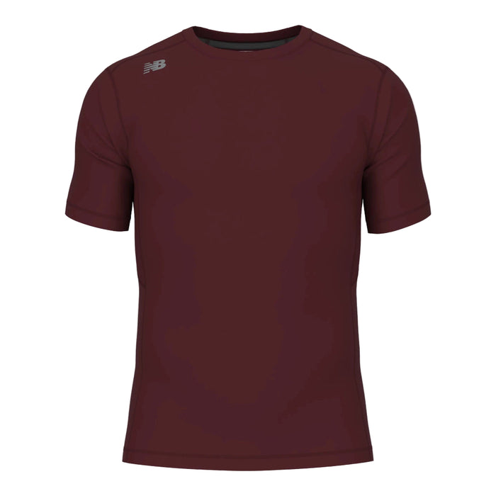 New Balance Pace Short Sleeve Top: TMMT768 Apparel New Balance Large Red