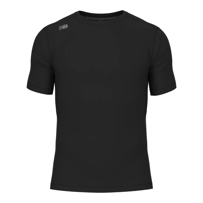 New Balance Pace Short Sleeve Top: TMMT768 Apparel New Balance Small Black
