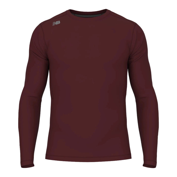 New Balance Pace Long Sleeve Top: TMMT769 Apparel New Balance Large Red
