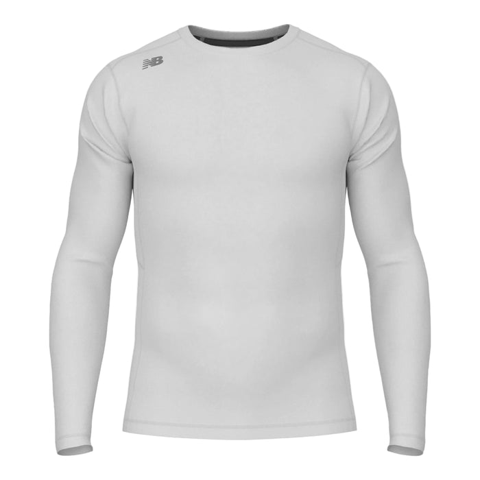 New Balance Pace Long Sleeve Top: TMMT769 Apparel New Balance Small White