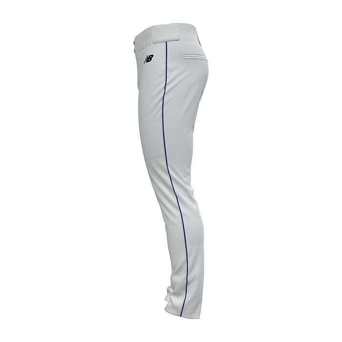 New Balance Adversary 2 Baseball Piped Pant Tapered: BMP316 Apparel New Balance Small White-Navy 