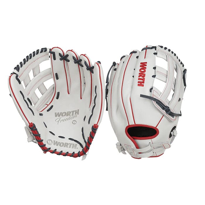 Worth Freedom Series 14” Slowpitch Softball Glove: WWF140-6WNS Equipment Worth 