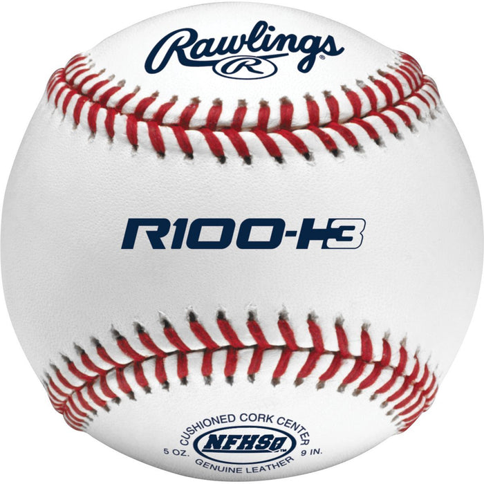 Rawlings R100-H3 NFHS Baseball (Dozen): R100H3 Balls Rawlings