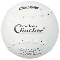 Debeer Corker Clincher 14 Inch Softball: CF14 Balls deBeer 14"