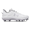 Under Armour Men's UA Yard Low MT Baseball Cleats: 3025592 Footwear Under Armour 6.5 White 