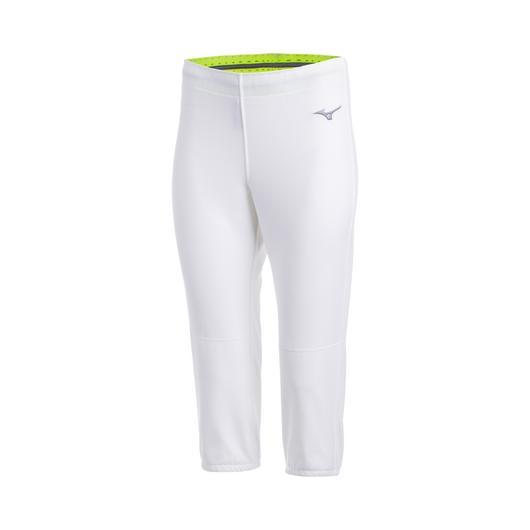 Mizuno Ladies Stretch Softball Pant: 350629 Apparel Mizuno XS White 