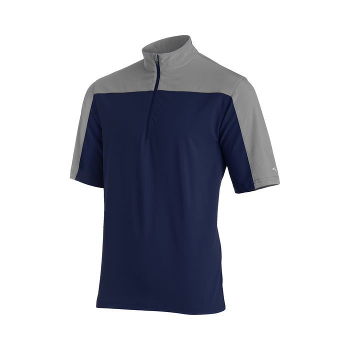 Mizuno Youth Comp Short Sleeve Batting Jacket: 350664 Apparel Mizuno Navy Medium 