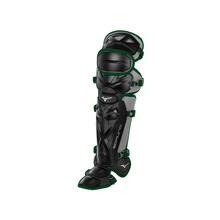 Mizuno Samurai Baseball Shin Guards Equipment Mizuno 16.5" Black-Forest 