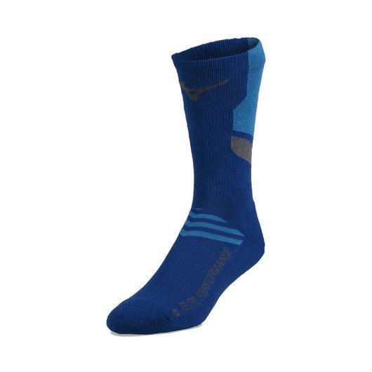 Mizuno Runbird Crew Socks: 480189 Apparel Mizuno Royal Small 