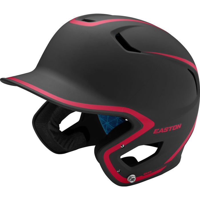 Easton Z5 2.0 Junior Two-Tone Matte Batting Helmet: A168509 Equipment Easton Black-Red 