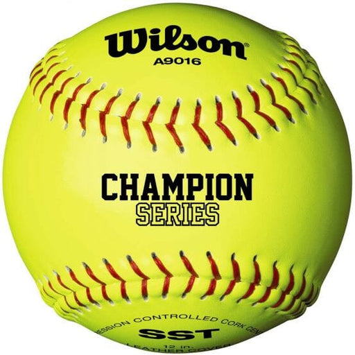 Wilson A9016 NFHS Cork Fastpitch Softball 12 Inch (Dozen): WTA9016BSST Balls Wilson Sporting Goods 