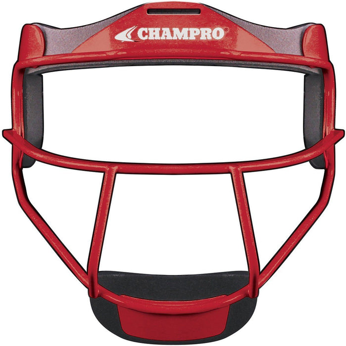 Champro Grill Softball Mask Adult and Youth: CM01 Equipment Champro Scarlet Adult 