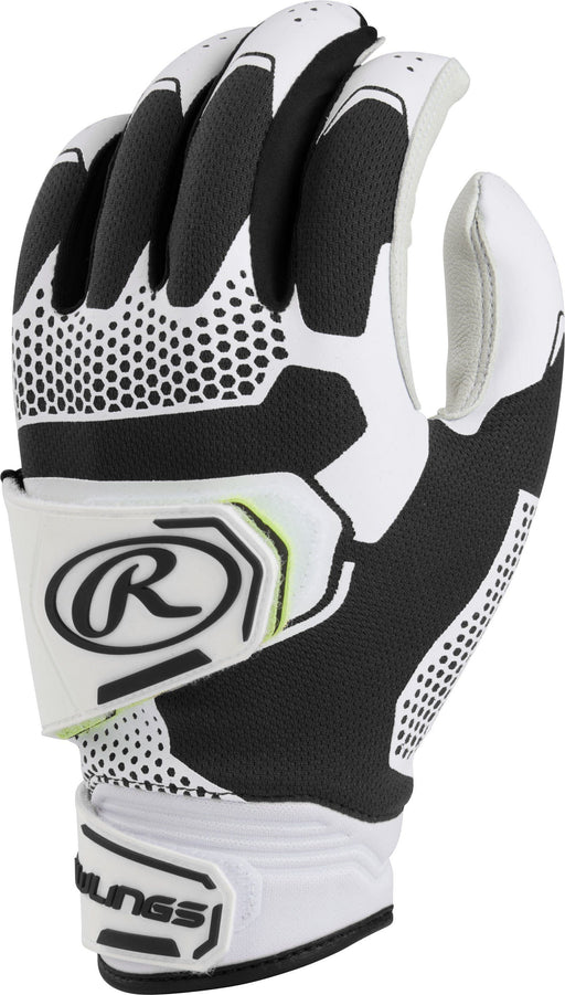 Rawlings Workhorse® Pro Fastpitch Batting Gloves: FP2PBG Equipment Rawlings Small Black 