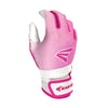 Easton Girl's Hyperlite Fastpitch Batting Gloves: A12199 Equipment Easton Small White/Pink 