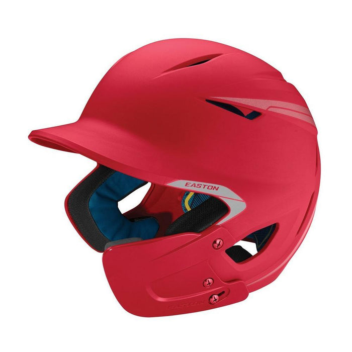 Easton Pro X Matte Junior with Jaw Guard: A168521 Equipment Easton Red Left-Hand Batter 