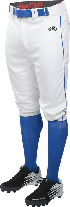 Rawlings Launch Piped Knicker Pant (Youth): YLNCHKPP Apparel Rawlings Small White-Royal 