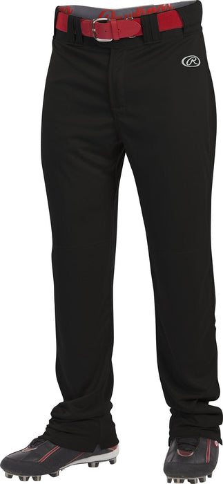 Rawlings Youth Launch Solid Pant: YLNCHSR Apparel Rawlings Small Black 