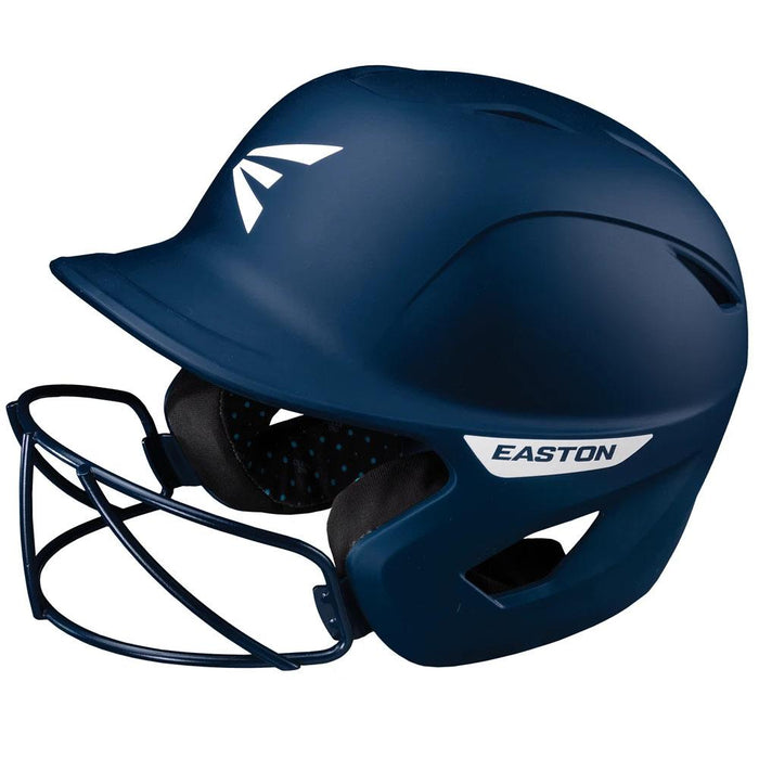 Easton Ghost Solid Matte Fastpitch Softball Batting Helmet With Mask M-L: A168553 Equipment Easton Navy Medium-Large