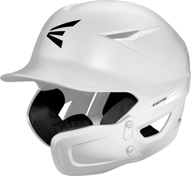 Easton Pro Max Batting Helmet w/ Universal Jaw Guard: Pro Max Equipment Easton White Medium/Large