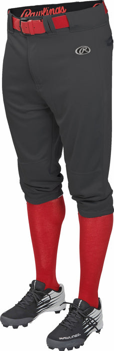 Rawlings Solid Launch Knicker Pant (Adult): LNCHKP Apparel Rawlings Small Black 