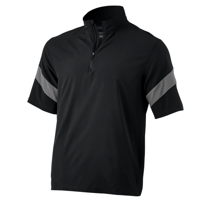 Mizuno Short Sleeve Hitting Jacket - Youth 350952 Apparel Mizuno Medium Black