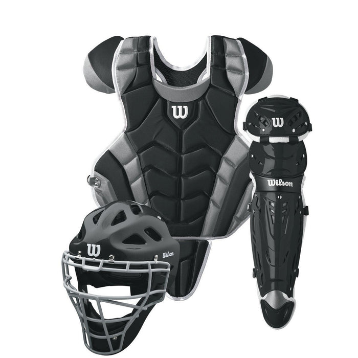 Wilson C1K™ Adult Catcher’s Gear Set (NOCSAE Approved): WTA4603 Equipment Wilson Sporting Goods