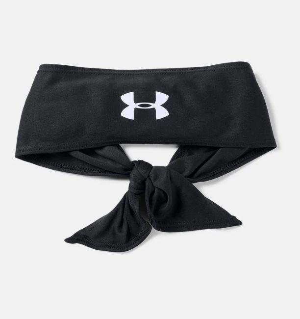 Under Armour Tie Headband Apparel Under Armour Black 