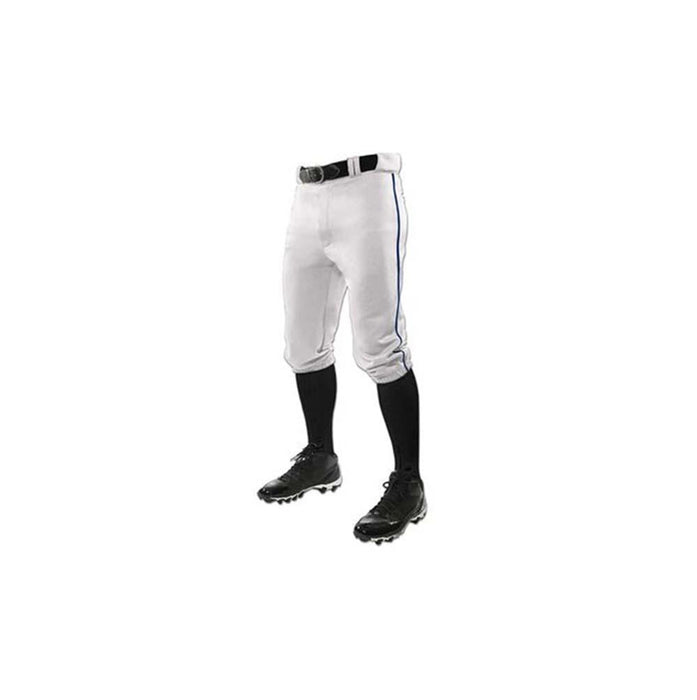 Champro Adult Triple Crown Knicker with Braid Pants: BP101A Apparel Champro Small White/Navy 