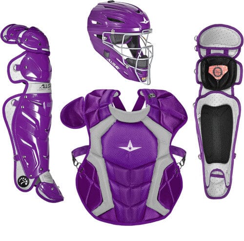 All-Star Adult System 7 Pro/College Baseball Catcher’s Set: CKCCPRO1 Equipment All-Star Purple 