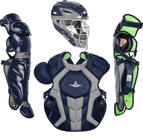 All-Star Adult System 7 Axis Baseball Catcher’s Set: CKCCPRO1X Equipment All-Star Navy 