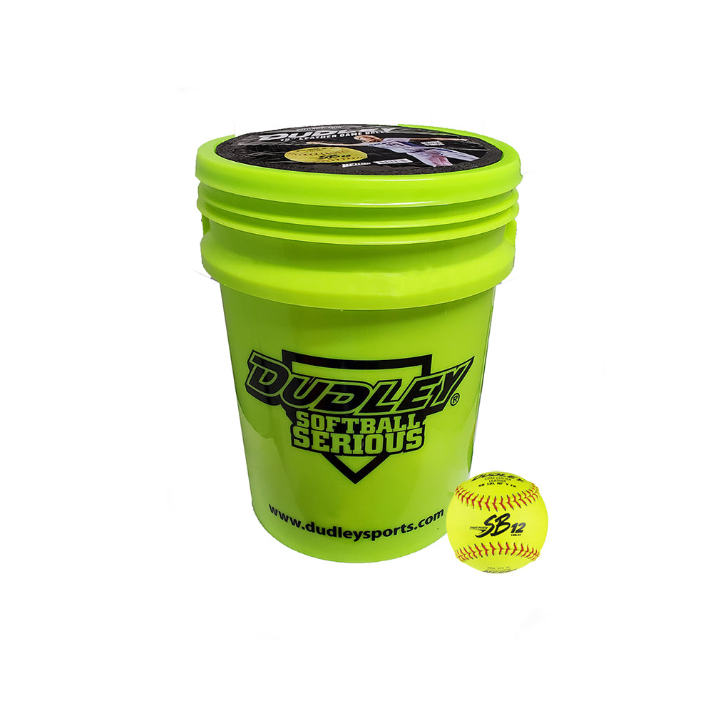 Dudley 6-GALLON DUDLEY SOFTBALL BUCKET WITH PADDED LID