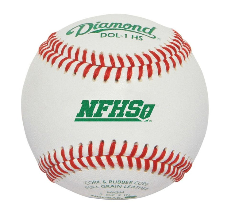 Diamond Official League NFHS Practice Baseball (Dozen): DOL1-HS Balls Diamond 