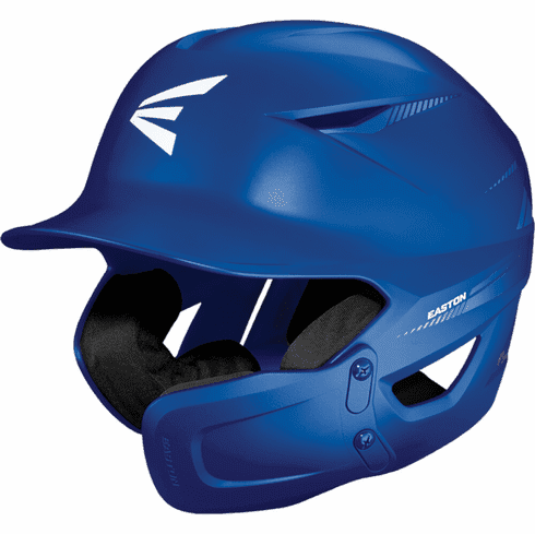 Easton Pro Max Batting Helmet w/ Universal Jaw Guard: Pro Max Equipment Easton Royal Medium/Large 