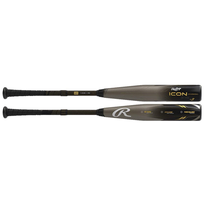 2023 Rawlings ICON (-3) BBCOR Baseball Bat 2 5/8": RBB3I3 Bats Rawlings 