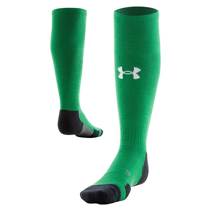 Under Armour Unisex UA Team Over-The-Calf Socks: 1367822 Apparel Under Armour Medium Kelly Green 